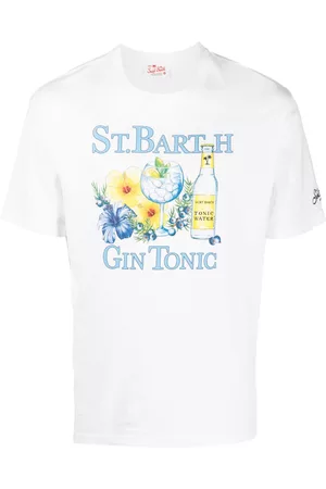 MC2 SAINT BARTH Men Short Sleeve - Logo-print organic-cotton T-shirt