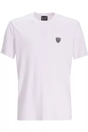 EA7 Men Long Sleeve - Core Shield cotton T-shirt