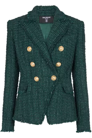 Balmain Double-breasted tweed jacket