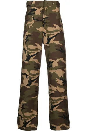 Palm Angels Camouflage-print wide-leg trousers