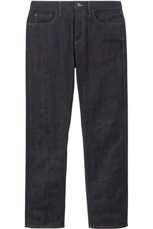 Burberry Straight-leg cotton denim trousers