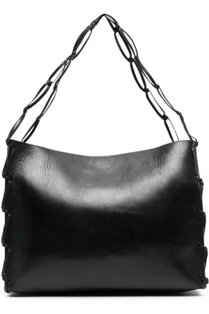 St Agni Women Handbags - Mini chain-detail leather tote bag