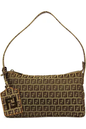 Fendi Women Handbags - 1990-2000s Zucchino leather tag handbag