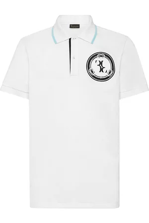 BILLIONAIRE Logo-patch polo shirt
