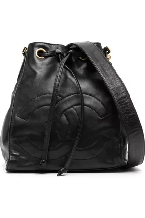 CHANEL Women Bags - 1995 CC logo-embossed drawstring bucket bag