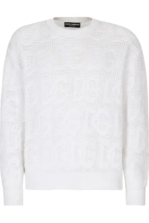 Dolce & Gabbana Crochet-knit logo jumper