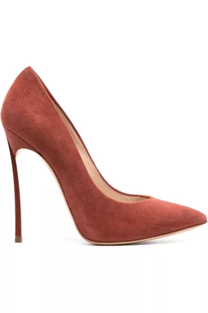 Casadei Blade 120mm pointed-toe suede pumps