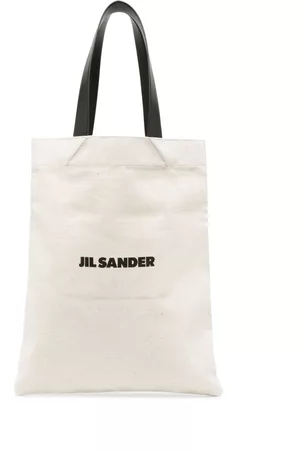 Jil Sander Women Handbags - Logo-print canvas tote bag