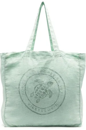 Vilebrequin Turtle logo tote bag