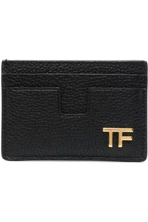 Tom Ford Men Wallets - Logo-plaque leather cardholder