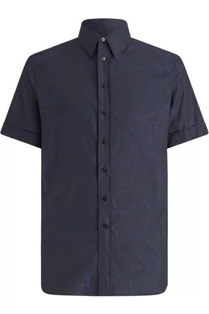 Etro Men Short Sleeve - Paisley-print short-sleeved T-shirt