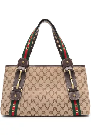 Gucci Women Handbags - Classic GG Canvas Pelham Grommet shoulder bag