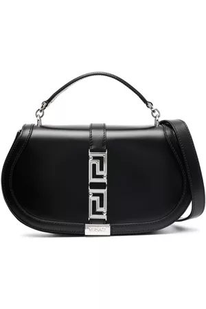 VERSACE Women Shoulder Bags - Greca Goddess leather shoulder bag
