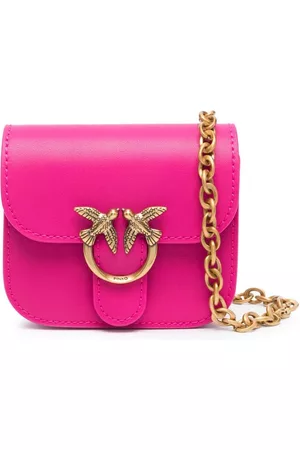 Pinko Women Shoulder Bags - Mini Love leather bag