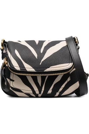 Tom Ford Women Shoulder Bags - Zebra-print crossbody bag