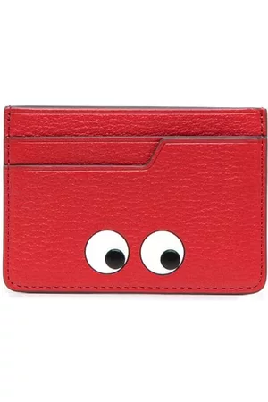 Anya Hindmarch Women Wallets - Eyes logo-stamp leather cardholder