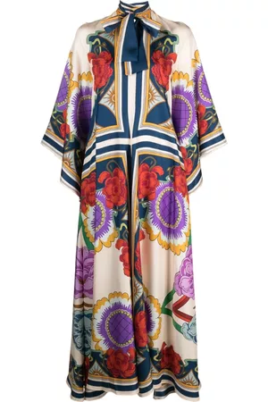 La DoubleJ Women Printed Dresses - Magnifico floral-print maxi dress