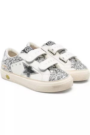 Golden Goose Boys Sneakers - May touch-strap leather sneakers