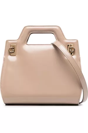 Salvatore Ferragamo Women Tote Bags - Wanda leather tote bag
