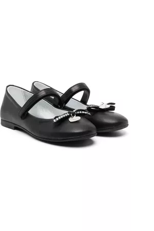 MONNALISA Girls Ballerinas - Heart-charm ballerina shoes