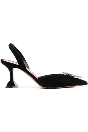 Amina Muaddi Begum 85mm embellished slingback pumps