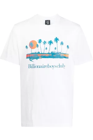 Billionaire Boys Club Men Short Sleeve - Logo-print cotton T-shirt