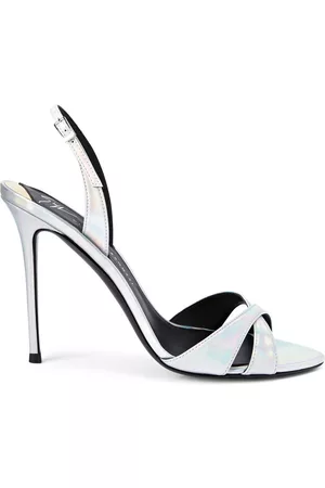 Giuseppe Zanotti Women Shoes - Dorotee holographic 105mm sandals