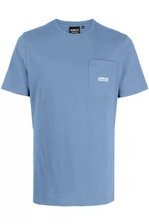Barbour Men Short Sleeve - Logo-print cotton T-shirt