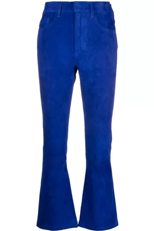 Paula Flared suede trousers