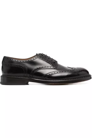 Doucal's Men Brogues - Decorative-stitching leather brogues