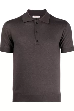 VALENTINO GARAVANI Knitted short-sleeve polo shirt