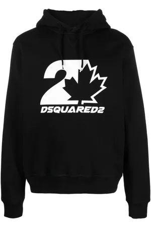 Dsquared2 Logo-print cotton drawstring hoodie