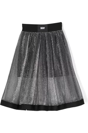 DKNY Girls Skirts - Glitter-detailled skirt