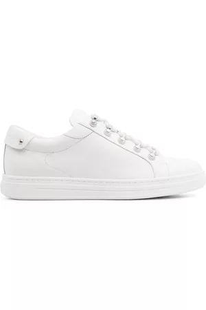 Jimmy Choo Women Sneakers - Lace-up stud-detailing sneakers