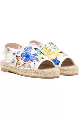 SOPHIA WEBSTER Girls Shoes - Butterfly-print open-toe sandals