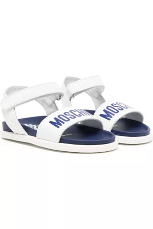Moschino Boys Shoes - Logo-print open-toe sandals