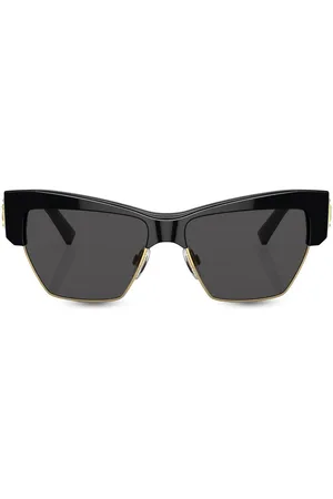 Dolce & Gabbana Logo-plaque cat-eye sunglasses