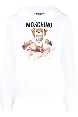 Moschino Sewing Teddy Bear-print hoodie