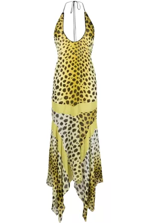 The Attico Women Printed Dresses - Saskia leopard-print dress