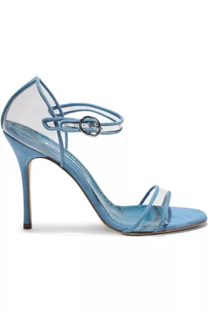 Manolo Blahnik Ferson 105mm leather sandals