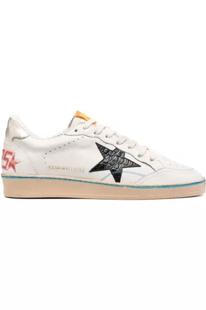 Golden Goose Men Sneakers - Star-patch lace-up sneakers