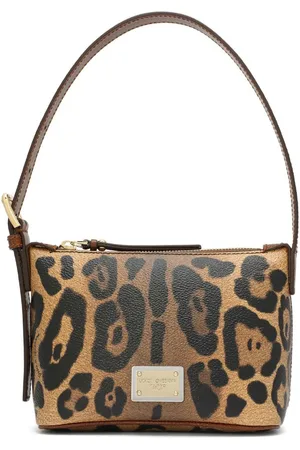 Dolce & Gabbana Crespo leopard-print shoulder bag