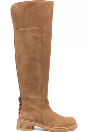 See by Chloé Women Knee High Boots - Bonni knee-length suede boots