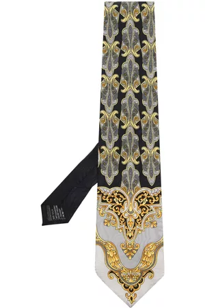 VERSACE Men Neckties - 1990s baroque-print silk tie