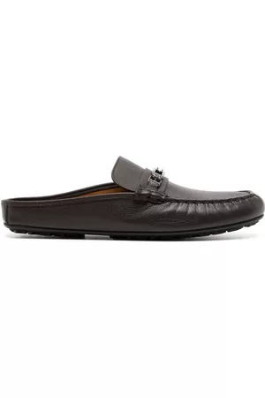 Bally Slip on-style leather loafers