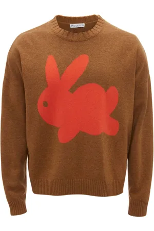 J.W.Anderson Bunny-print wool-blend jumper