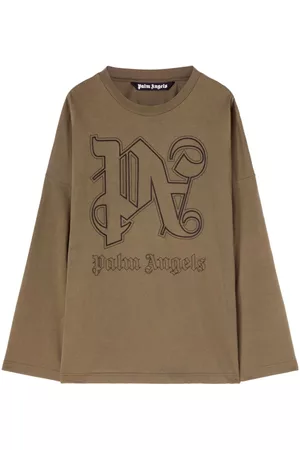 Palm Angels Monogram-print cotton T-shirt