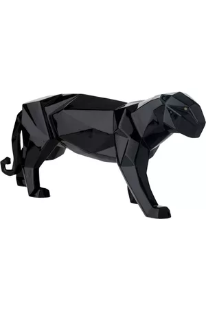 LLADRÒ Panther Glazed sculpture