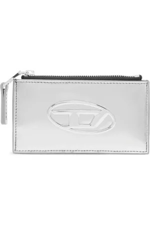 Diesel Women Wallets - Embossed-logo leather wallet