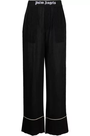 Palm Angels Soireé logo-waist trousers